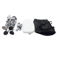 Thumbnail for Vibe Geeks Foldable Camping and Dining Chair Outdoor Booster Seat for Toddlers - Grey