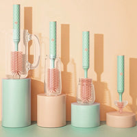 Thumbnail for Vibe Geeks 3-in-1 Electric Silicone Cordless Bottle Brush Cleaner Usb Rechargeable - Blue