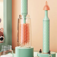 Thumbnail for Vibe Geeks 3-in-1 Electric Silicone Cordless Bottle Brush Cleaner Usb Rechargeable - Blue