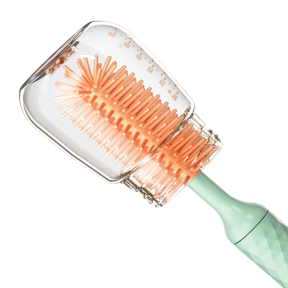 Vibe Geeks 3-in-1 Electric Silicone Cordless Bottle Brush Cleaner Usb Rechargeable - Pink