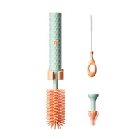 Thumbnail for Vibe Geeks 3-in-1 Electric Silicone Cordless Bottle Brush Cleaner Usb Rechargeable - Pink