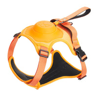 Thumbnail for Vibe Geeks Ultimate 2-in-1 Reflective No-pull Dog Harness with Retractable Leash and Control Handle - Red - L