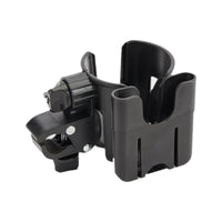 Thumbnail for Vibe Geeks Convenient 2-in-1 Stroller Cup and Phone Holder for On-the-go Parenting - Black