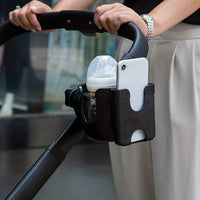 Thumbnail for Vibe Geeks Convenient 2-in-1 Stroller Cup and Phone Holder for On-the-go Parenting - Pink