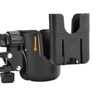 Thumbnail for Vibe Geeks Convenient 2-in-1 Stroller Cup and Phone Holder for On-the-go Parenting - White