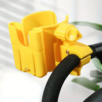 Thumbnail for Vibe Geeks Convenient 2-in-1 Stroller Cup and Phone Holder for On-the-go Parenting - Yellow