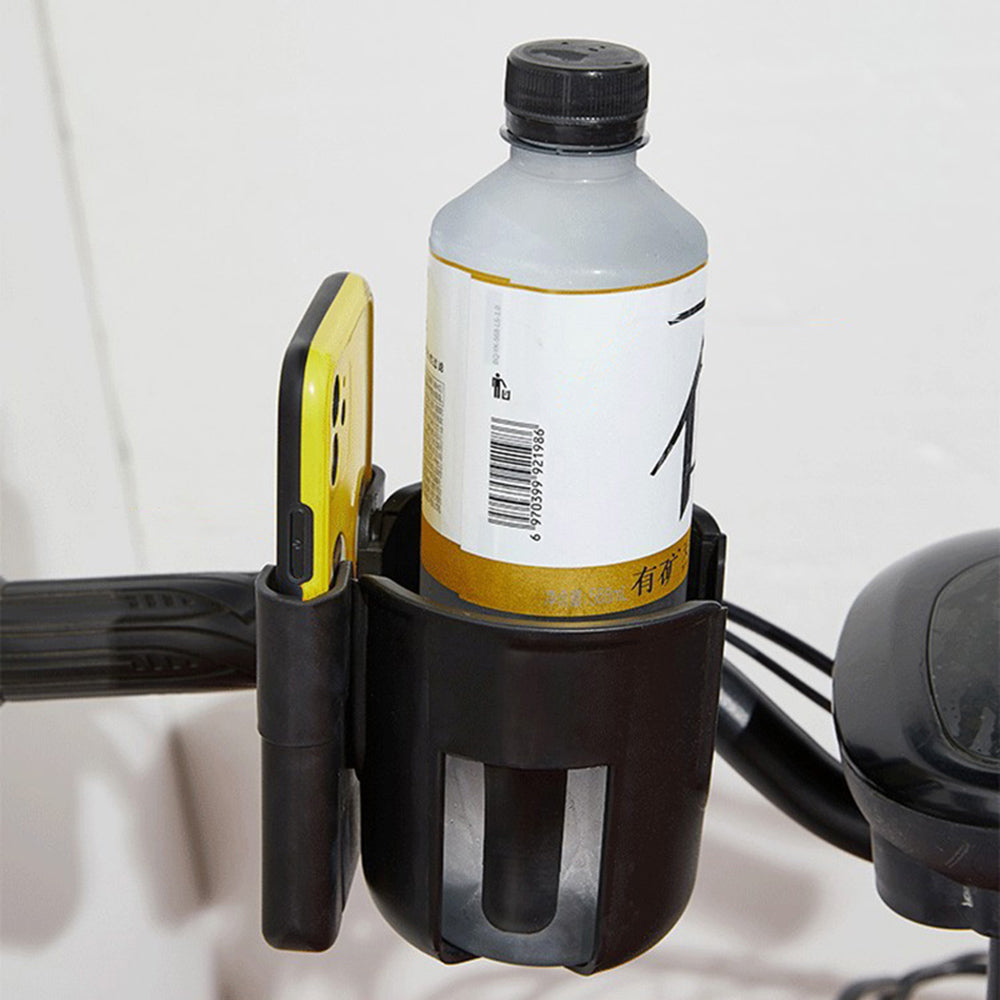 Vibe Geeks Convenient 2-in-1 Stroller Cup and Phone Holder for On-the-go Parenting - Yellow