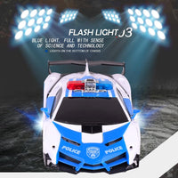 Thumbnail for Remote-controlled Deformable Toy Car - 4 Channels - Blue