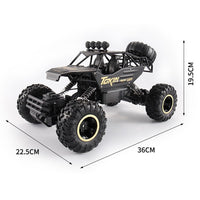 Thumbnail for 37cm Remote Control Bigfoot Climbing Car - 1 12 Alloy 4wd Cross-country Toy - Red