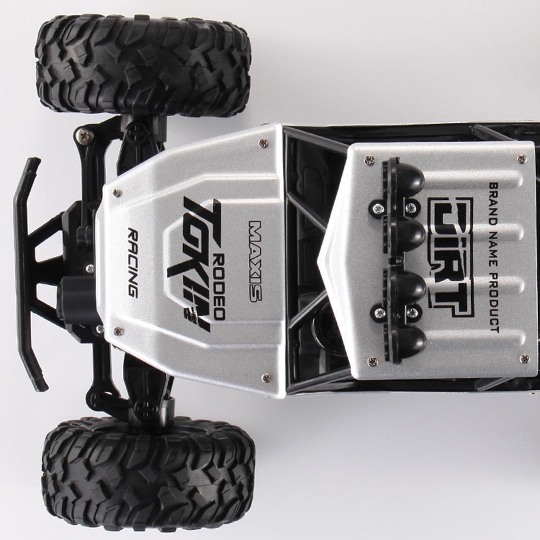 37cm Remote Control Bigfoot Climbing Car - 1 12 Alloy 4wd Cross-country Toy - Red
