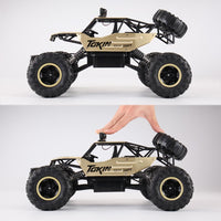 Thumbnail for 37cm Remote Control Bigfoot Climbing Car - 1 12 Alloy 4wd Cross-country Toy - Red