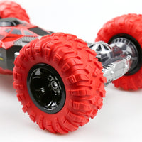 Thumbnail for 33cm Red 2.4ghz Double-sided Twisted Off-road Rc Toy Car for Kids