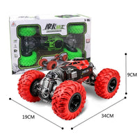 Thumbnail for 33cm Red 2.4ghz Double-sided Twisted Off-road Rc Toy Car for Kids