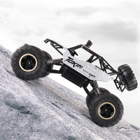 Thumbnail for 37cm Remote Control Bigfoot Climbing Car - 1 12 Alloy 4wd Cross-country Toy - Silver