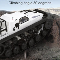 Thumbnail for 2.4g Rc Tracked Tank Off-road Vehicle Toy 1 12 Scale - White