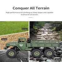 Thumbnail for 2.4ghz 4ch Remote Control Dongfeng 7 Six-wheeled Armor Truck Toy - Yellow