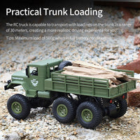 Thumbnail for 2.4ghz 4ch Remote Control Dongfeng 7 Six-wheeled Armor Truck Toy - Yellow