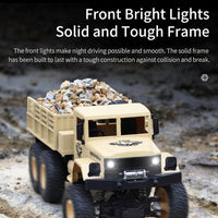 Thumbnail for 2.4ghz 4ch Rc Dongfeng 8 Six-wheeled Armor Truck Toy - Yellow