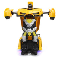 Thumbnail for Remote-controlled Deformable Toy Car - 4 Channels - Yellow