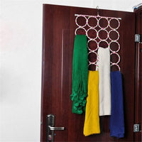 Thumbnail for 1x 28 Hole Scarf Hanger Holder Storage Tie Belt Scarf Organiser Space Saver
