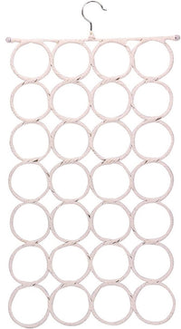 Thumbnail for 1x 28 Hole Scarf Hanger Holder Storage Tie Belt Scarf Organiser Space Saver