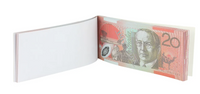 Thumbnail for 20 Dollar Australian Souvenir Note Pad Fake AUD Money - 1 Pack of 50 Sheets