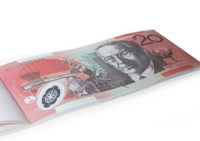 Thumbnail for 20 Dollar Australian Souvenir Note Pad Fake AUD Money - 1 Pack of 50 Sheets
