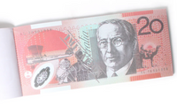 Thumbnail for 20 Dollar Australian Souvenir Note Pad Fake AUD Money - 1 Pack of 50 Sheets
