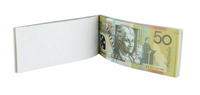 Thumbnail for 50 Dollar Australian Souvenir Note Pad Fake AUD Money - 1 Pack of 50 Sheets