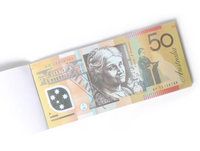 Thumbnail for 50 Dollar Australian Souvenir Note Pad Fake AUD Money - 1 Pack of 50 Sheets