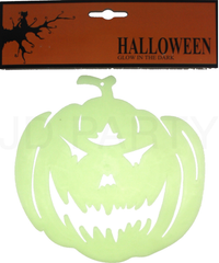 Thumbnail for GIANT GLOW IN THE DARK PUMPKIN Halloween Face Party Decoration Decor Jack O Toy