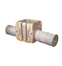 Thumbnail for Fao Play Space Station 2 in 1 Indoor / Outdoor Tunnel & Play Tent Playpen