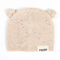 Thumbnail for Ponchik Babies + Kids Bear Knitted Beanie Hat - Carmel - 3-12 Months