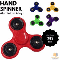 Thumbnail for 3pcs Fidget Hand Finger Spinner Focus Stress Reliever Toys For Kids Adults