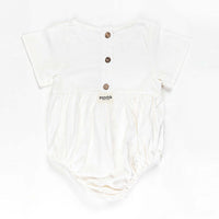 Thumbnail for Ponchik Babies + Kids - Linen Romper - Daisy - Size 2 Years Old