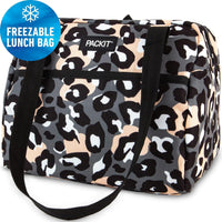 Thumbnail for PACKIT Freezable Ice Lunch Bag Tote Food Storage Camping Travel Tiger - Wild Leopard