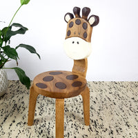 Thumbnail for Kids Wooden Chair Giraffe