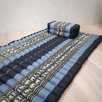 Thumbnail for Roll Up Foldable Mattress + Pillow Block Set BlueEle