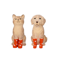 Thumbnail for Set 2 Polyresin Dog & Cat 20cm