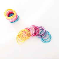 Thumbnail for MANGO JELLY Kids Hair Ties (3cm) - Classic Summer Bright -Twin Pack