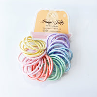 Thumbnail for MANGO JELLY Kids Hair Ties (3cm) - Classic Candy -Twin Pack