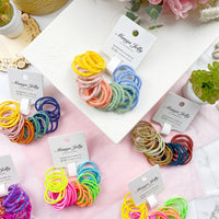 Thumbnail for MANGO JELLY Kids Hair Ties (3cm) - Classic Forest -Twin Pack