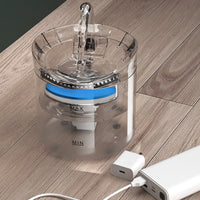 Thumbnail for Standard Version Pet Water Fountain with USB Interface and Certified Plug – Transparent Design