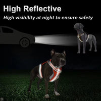 Thumbnail for Reflective Dog Harness with Leash, No-Pull Vest Harness for Dogs, Adjustable Dog Vest with Handle, Walking Training Pet Harness M size