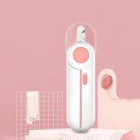Thumbnail for Pet Nail Clippers Set with LED Light and Safety Guard, Grinder for Cats & Small Animals, Clippers for Dogs, Pink