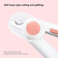 Thumbnail for Pet Nail Clippers Set with LED Light and Safety Guard, Grinder for Cats & Small Animals, Clippers for Dogs, Pink