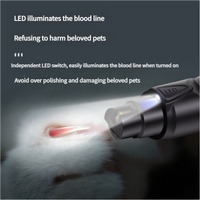 Thumbnail for Dual-Speed Pet Nail Grinder with LED Light, USB Rechargeable, 5000-7500 RPM for Safe and Painless Grooming
