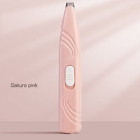 Thumbnail for Portable Pet Hair Trimmer in Sakura Pink with Precision Blade and Ergonomic Design