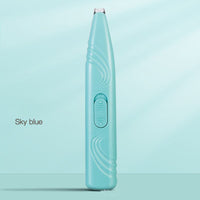 Thumbnail for Portable Pet Hair Trimmer in Sky Blue with Precision Blade and Ergonomic Design