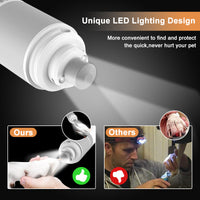 Thumbnail for Rechargeable Pet Nail Grinder with Quiet Motor and LED Lights- USB Charging, Two-Speed Settings